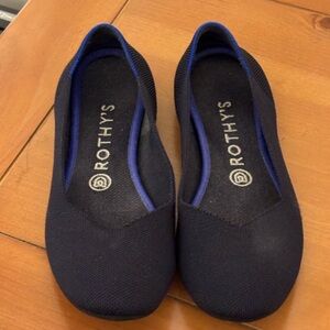 Rothy’s Maritime Navy Blue Flats SZ 8